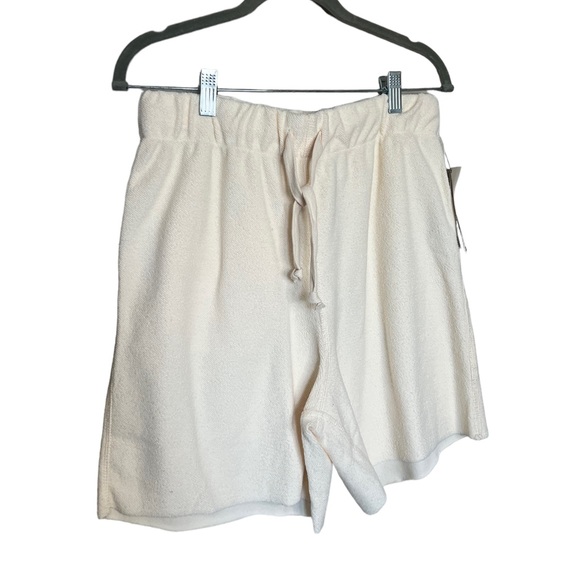 NWT Sage Collective Terry Heritage Drawstring Shorts - Picture 3 of 5